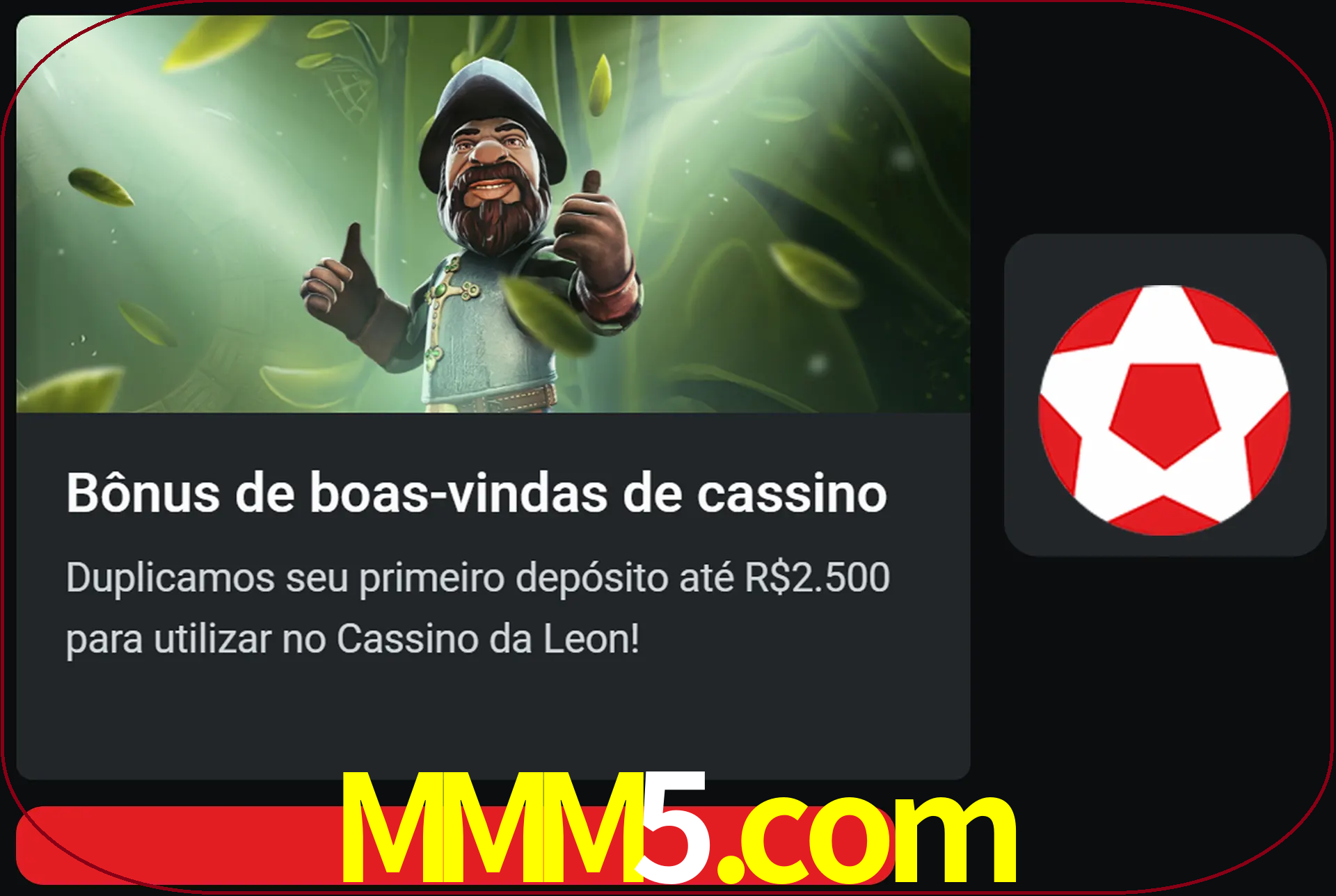 Receba seu dinheiro do bônus de boas-vindas após o primeiro depósito.